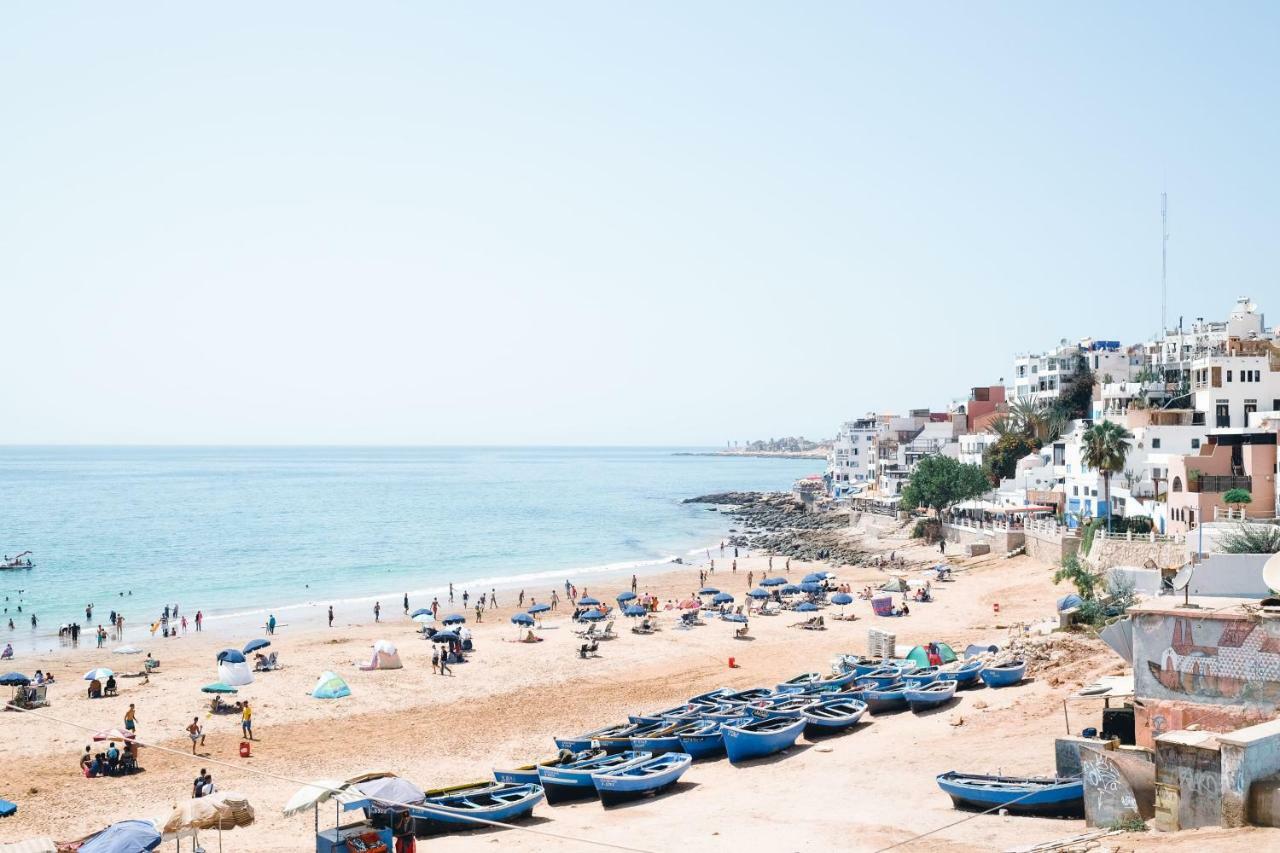 Surf Maroc'S Auberge Taghazout Dış mekan fotoğraf